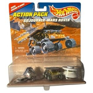 Mattel Hot Wheels (1996) Sojourner Mars Rover Action Pack